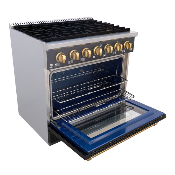 gas range stainless steel and oven