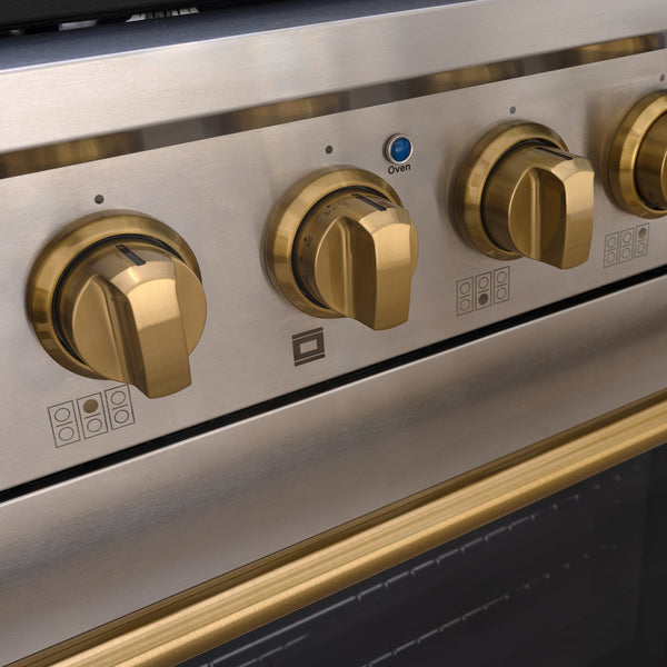 gas range button