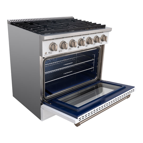 gas range stainless steel and oven
