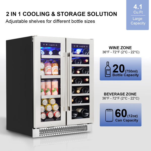 refrigerator and storage wine and beverage