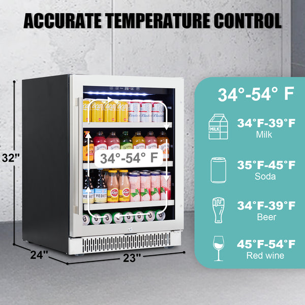 refrigerator dimension silver with wine and beverage