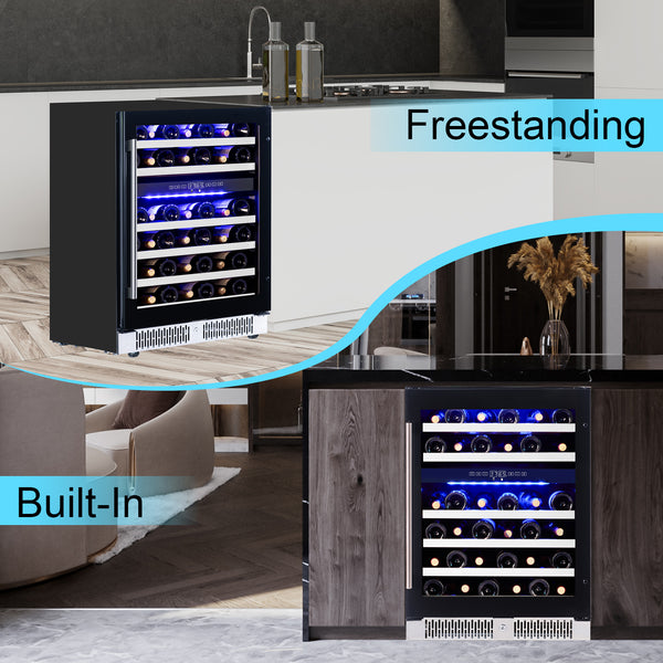 Black refrigerator led light with 3 colors built in or free standing
