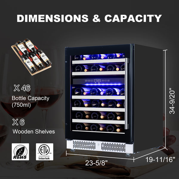 Black refrigerator led light with 3 colors dimension and the capacity bottle capacity