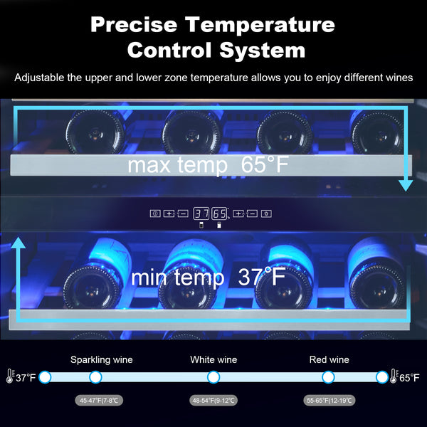Wine Fridge Precise Temperature control for various wine