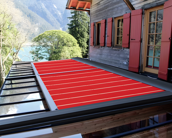 Electric Retractable Sunroom Roof & Screen System