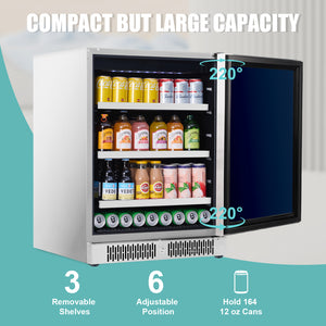 Luchar 24 Inch Beverage Refrigerator 